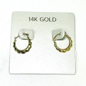 NWT 14K Gold Earrings